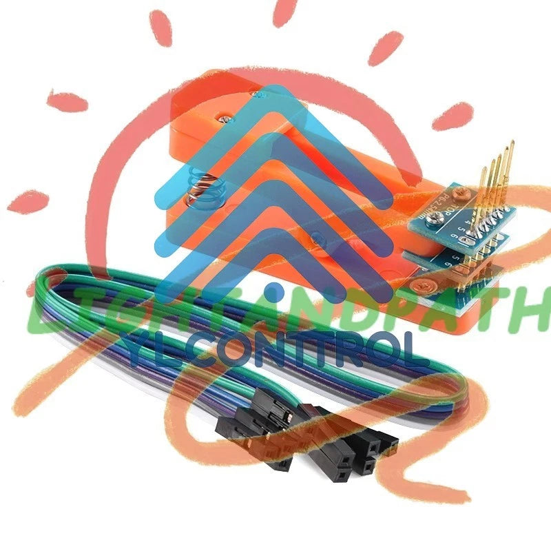 PCB Clip Test Stand 4P 5P 6P 2.54mm Spacing Pogo Pin Download Burn #Li