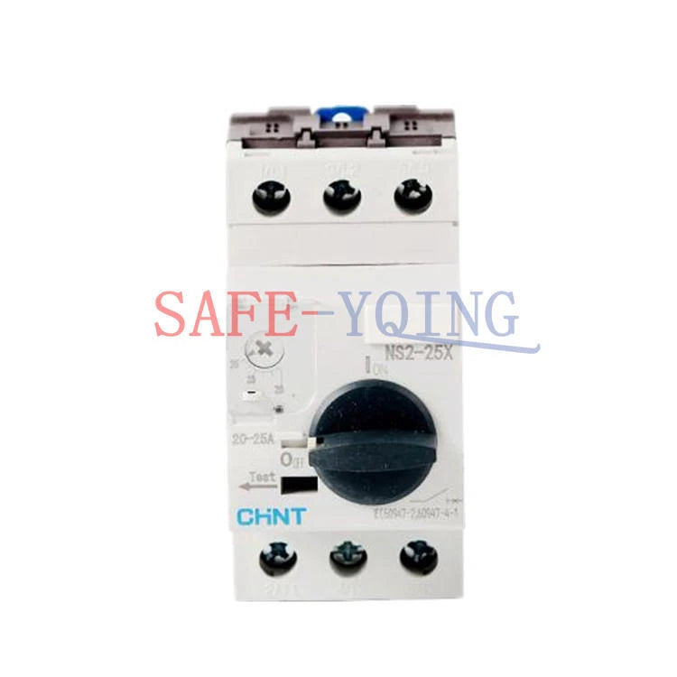 1PCS CHNT motor starter knob type NS2-25X overload short circuit protection