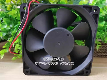 PELKO Motors K1238H24BPCB1-7 DC24V 0.960A 12CM 2-Wire Inverter Cooling Fan