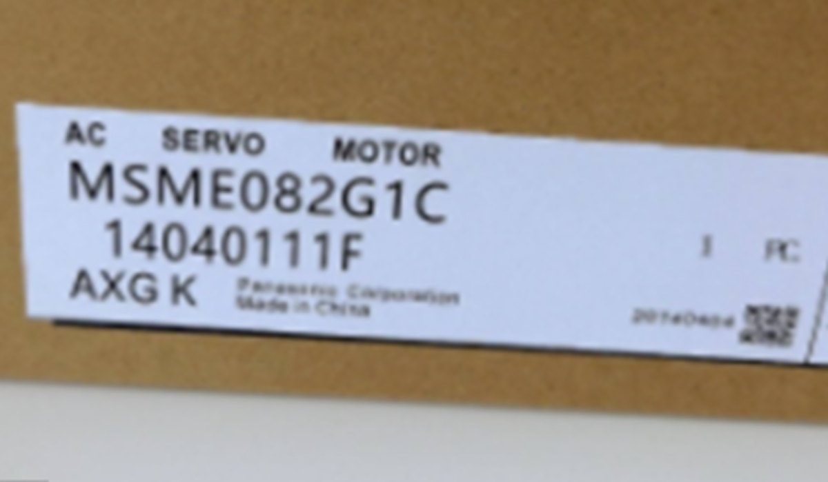 PANASONIC MSME082G1C Servo Motor - PANASONIC