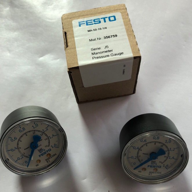 1pcs   Festo pressure gauge MA-50-16-1/4 356759 Quality assurance