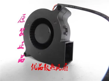 ADDA AB0612MB-A03 DC12V 0.25A 2-Wire Projector Blower Turbo Cooling Fan