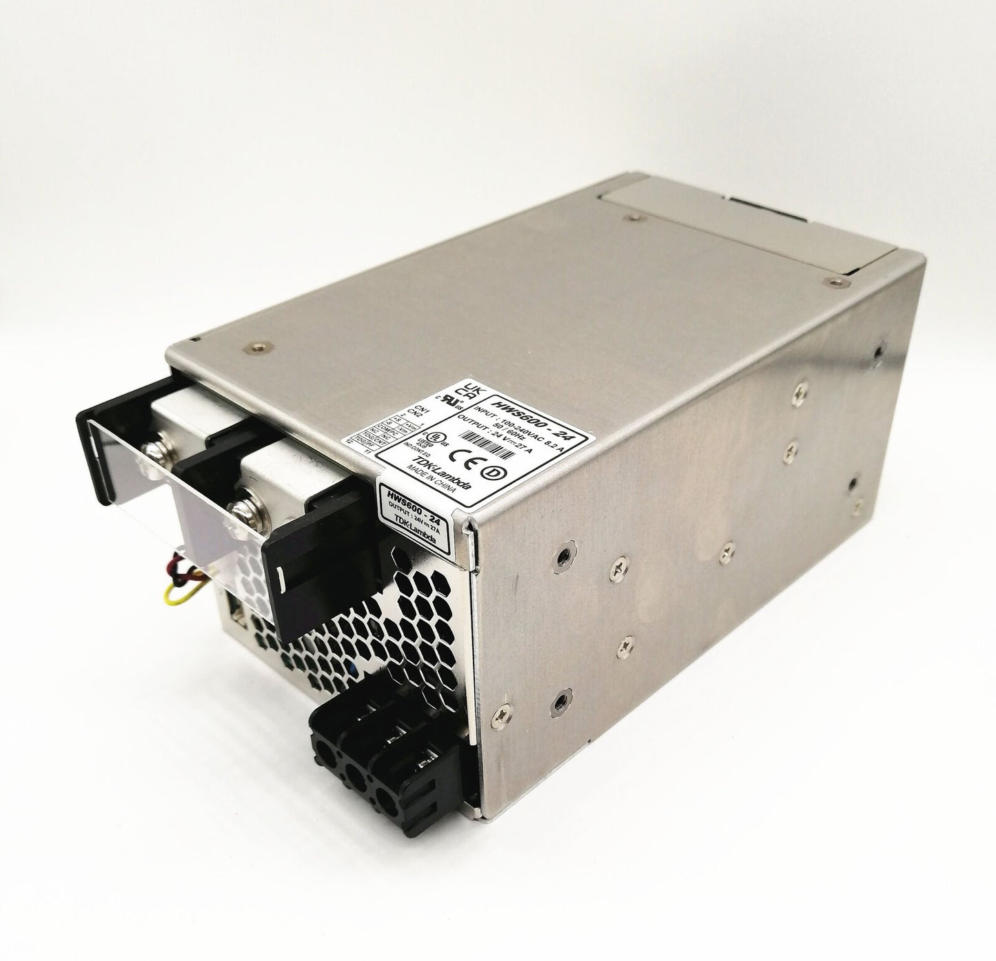 new 1pcs TDK-LAMBDA HWS600-24 24V 27A Switching Power Supply 100-240VAC 8.2A - TDK-LAMBDA