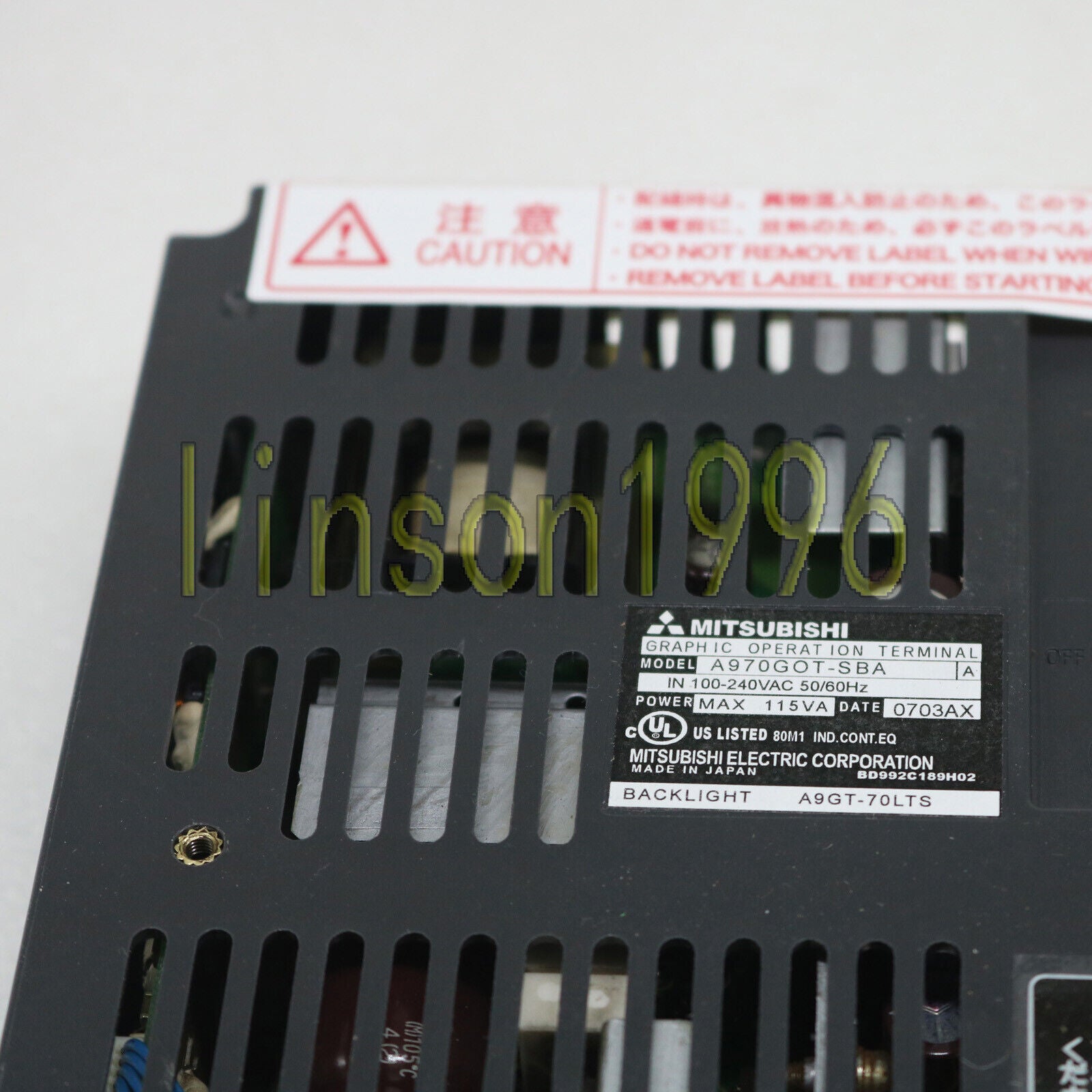 Mitsubishi A970GOT-SBA 1PC Touch Screen One Year - MITSUBISHI