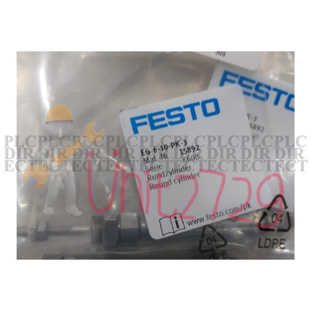 Festo EG-6-10-PK-3 15892 Round Cylinder #un