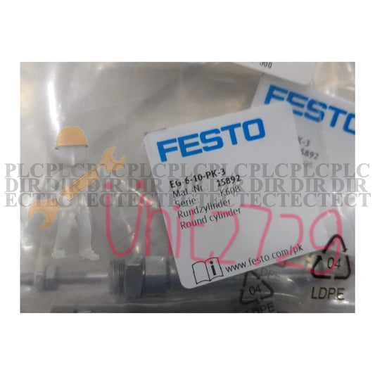 Festo EG-6-10-PK-3 15892 Round Cylinder #un