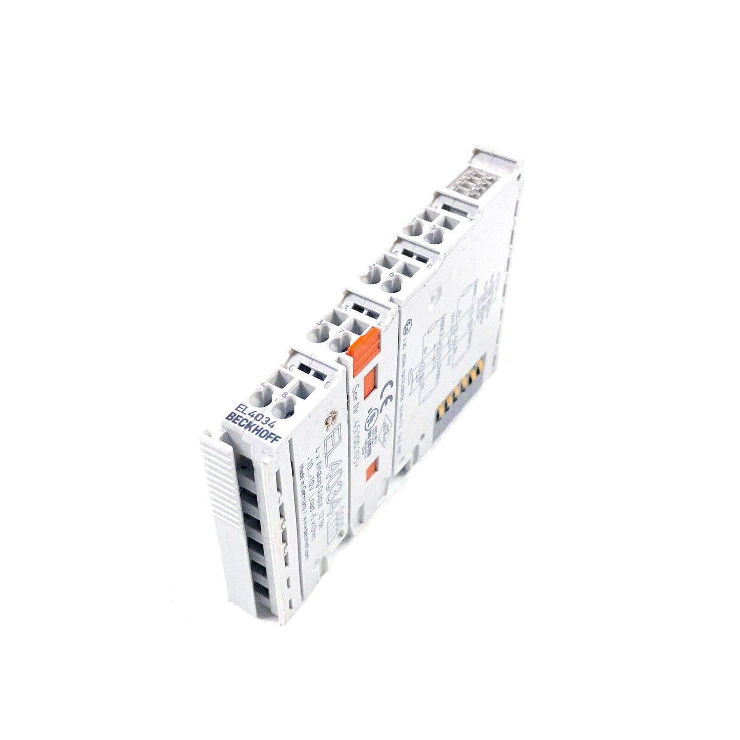 Beckhoff EL4034 4-Channel Analog Output Terminal -10V to +10V 12 Bit - BECKHOFF
