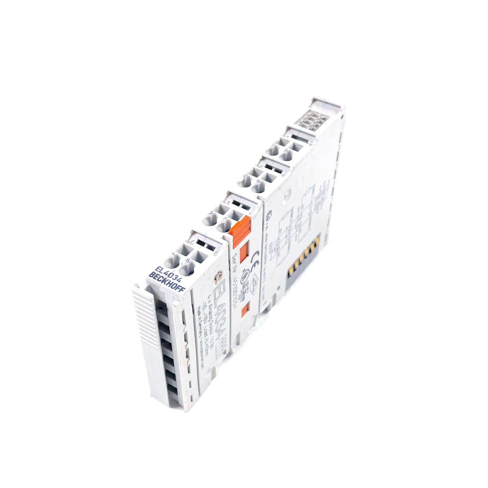 Beckhoff EL4034 4-Channel Analog Output Terminal -10V to +10V 12 Bit - BECKHOFF
