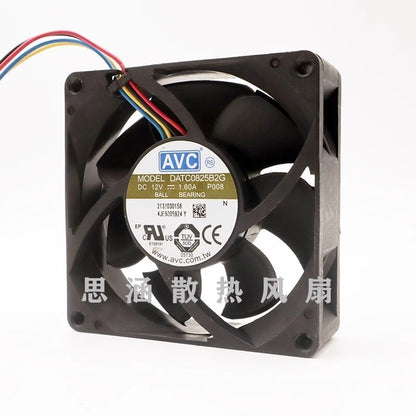 AVC DATC0825B2G-P008 12V 1.60A 8025 8cm High airflow cooling fan