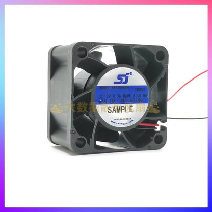 SJ SA120428BL 4028 DC12V 0.3A 4CM 2-Wire Inverter Cooling Fan