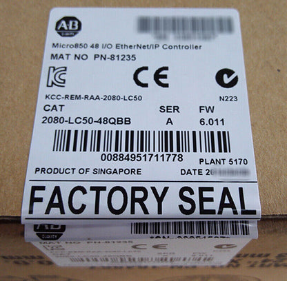 Allen-Bradley 2080-LC50-48QBB Micro850 48V EtherNet/IP Controller - ALLEN-BRADLEY