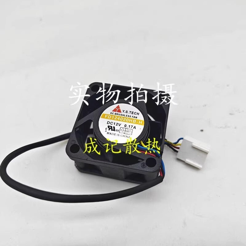 Y.S.TECH FD124020HB-B 4020 DC12V 0.17A 4-pin Inverter Cooling Fan