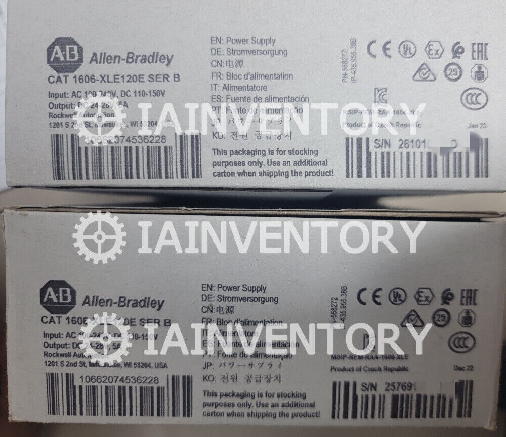 New Bradley 1606-XLE120E Next Day Air - BRAND