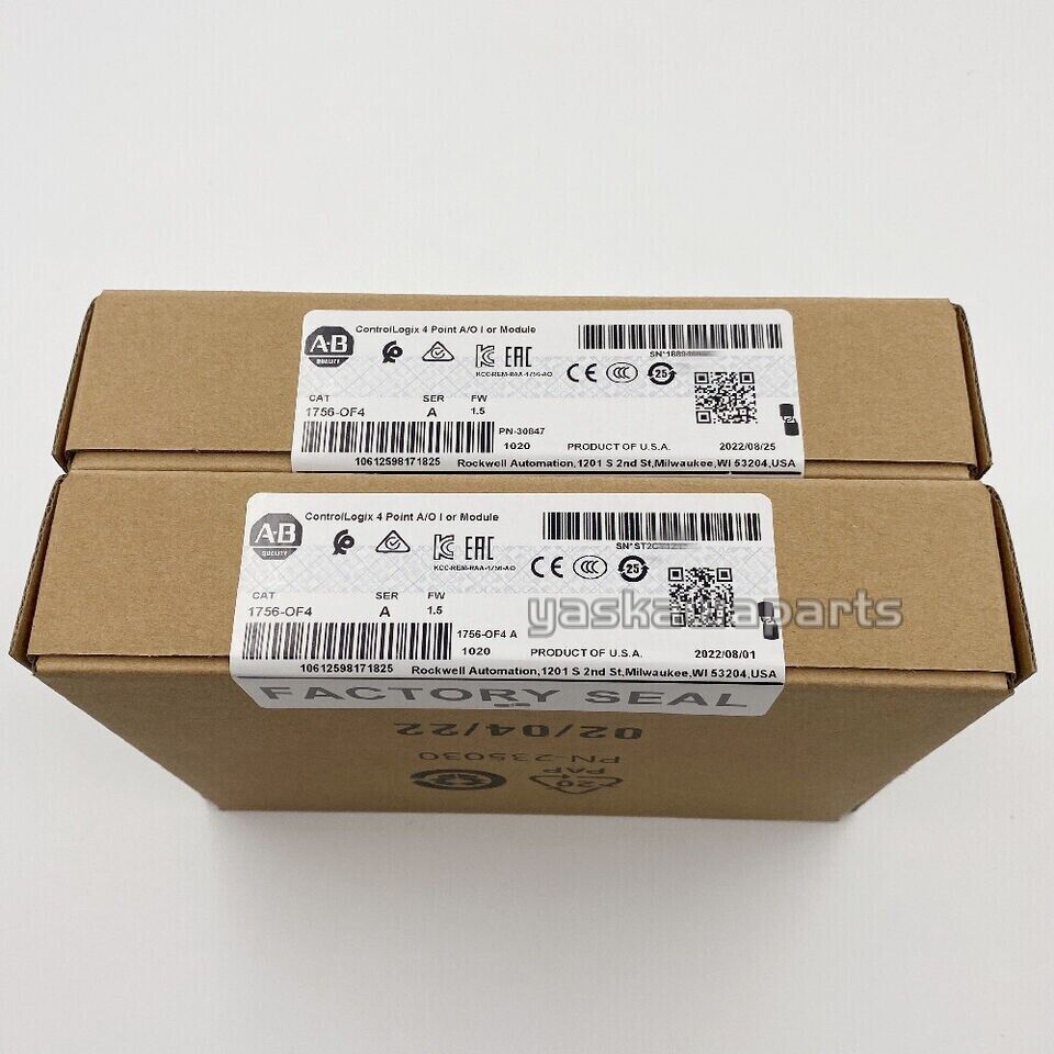 AB 1756-OF4 ControlLogix 4 Pt I or V Module New Sealed - CONTROLLOGIX