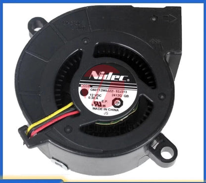 NIDEC G60T12MS2ZZ-52J313 12V 0.3A 6025 6cm Turbo Projector Cooling Fan