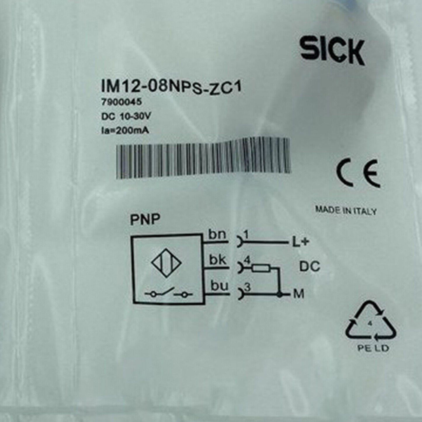 ONE SICK IM12-08NPS-ZC1 Photoelectric Switch - SICK