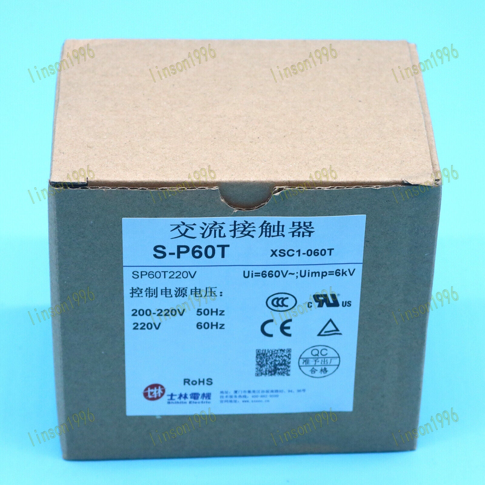 new 1pcs  For Shihlin AC contactor S-P60T 220V in box spot stocks Shihlin