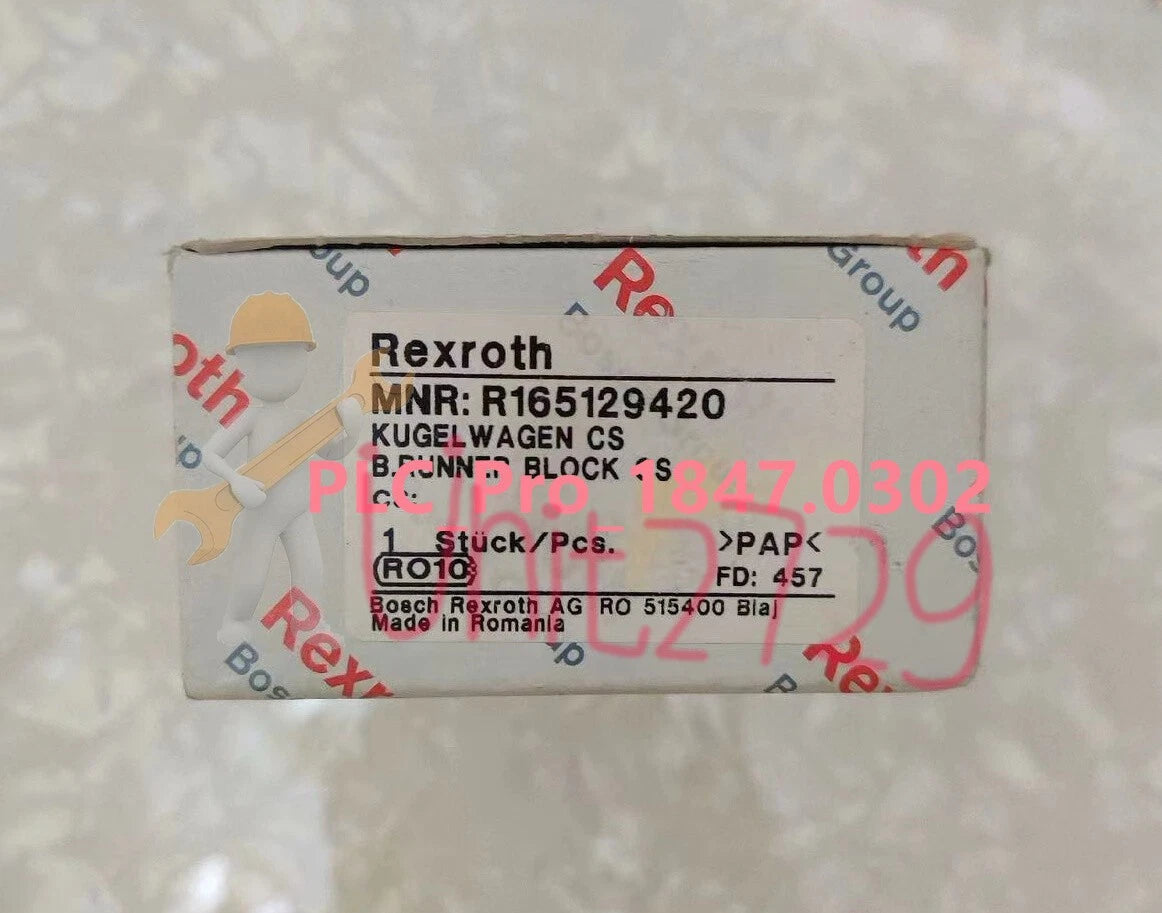 R165129420 1PCS REXROTH R165129420 RUNNER BLOCK BALL BEARING Fast ship