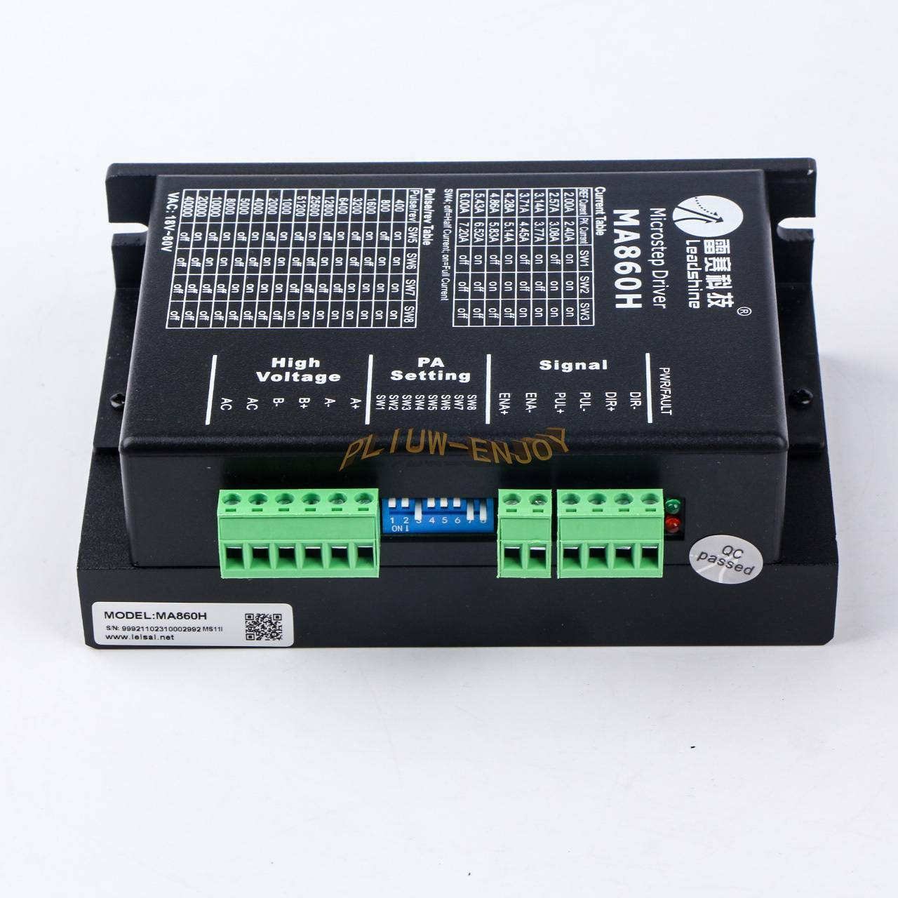 new ONE LeadShine MA860H 2.4-Phase Stepper Motor Drive, Up to 80VAC/110VDC 7.2A - ONE