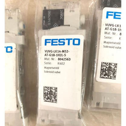 Festo solenoid valve VUVG-LK14-M52-AT-G18-1H2L-S new in stock high precision control reliable performance industrial application - FESTO