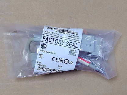 new for Allen Bradley 1763-NC01 MicroLogix DH-485 Comm Cable Surplus SEALED - ALLEN BRADLEY