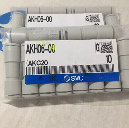 10pc SMC AKH06-00 check valve Straight type Applicable tubing O.D. 6mm