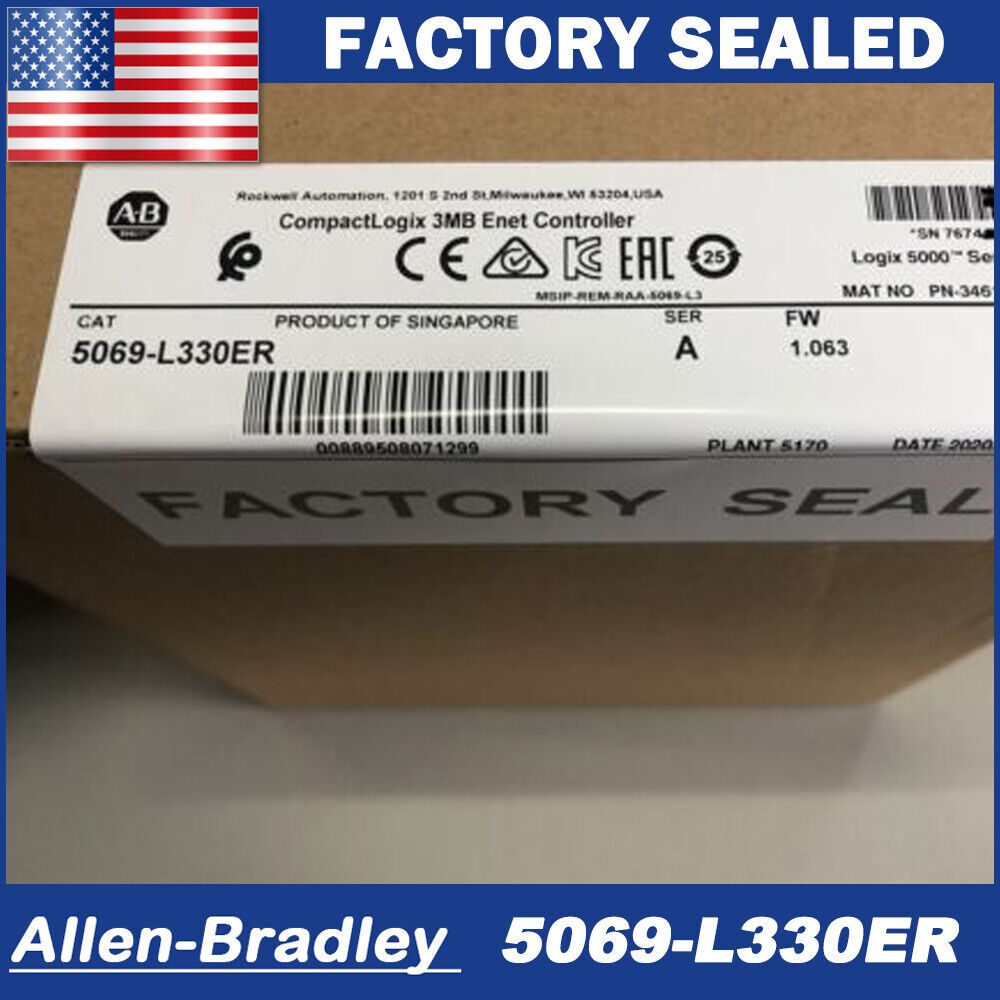 NEW AB 5069L330ER CompactLogix Enet Controller - AB