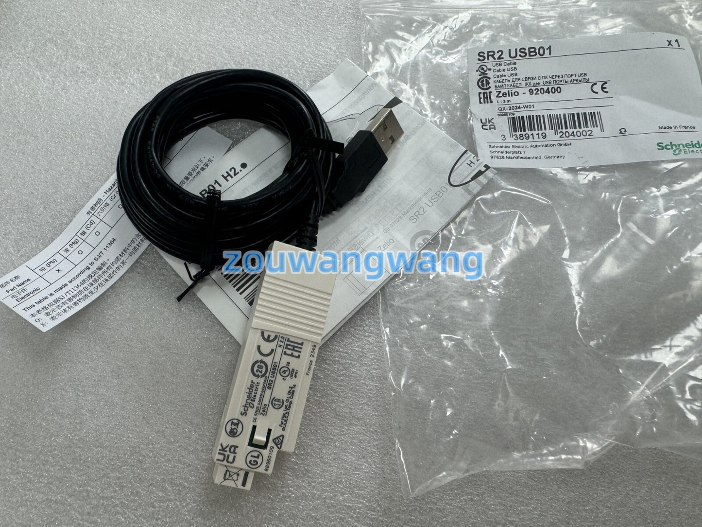 new For Schneider SR2USB01 PLC Zelio USB Programmable Cable SR2USB01