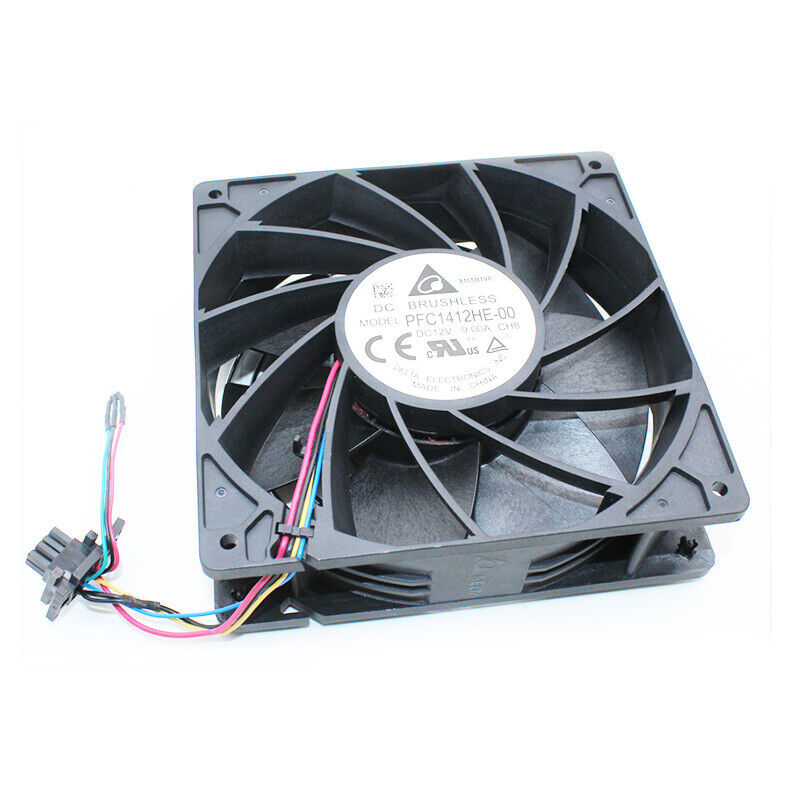 new Delta PFC1412HE-00 14038 12V 9A high speed server violent cooling fan - DELTA