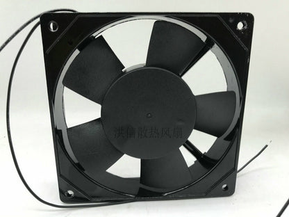 1pcs Hongfei HA-1225H22B 12025 220V 0.09A metal frame chassis cooling fan