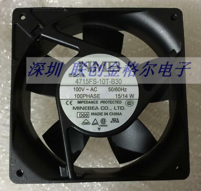 1pc NMB 4715FS-10T-B30 100V 15 / 14W 120 * 120 * 38MM cooling fan