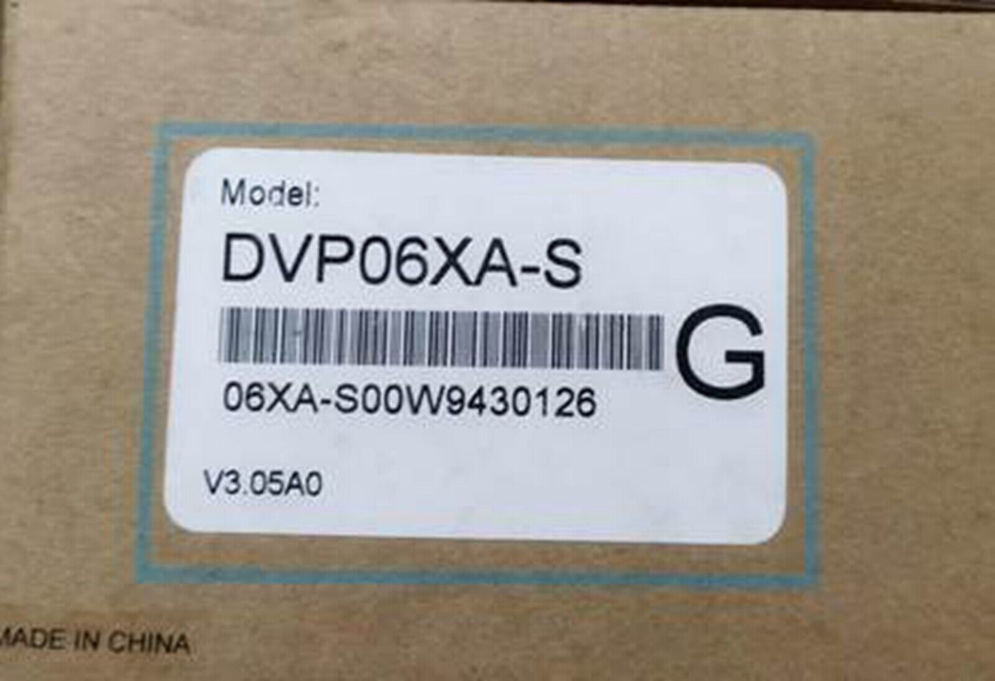 Delta DVP06XA-S PLC Extension Module - DELTA