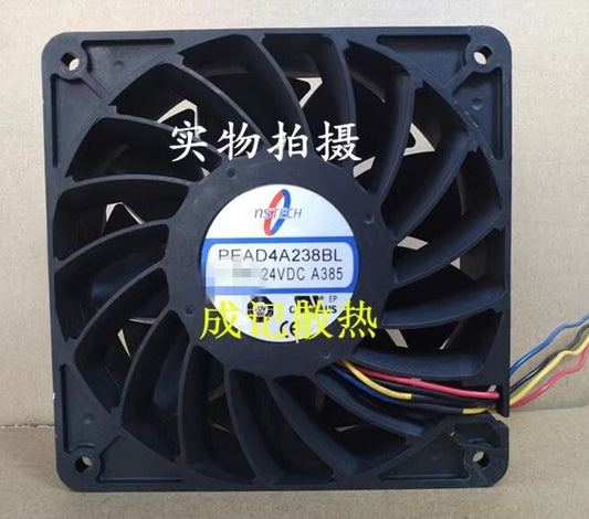 NSTECH PEAD4A238BL A385 DC24V 12CM 4-Wire Inverter Cooling Fan