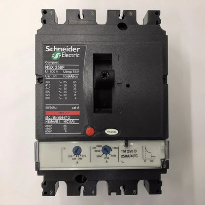 new 1PCS for Schneider NSX250F 3P 250A TM250D AirSwitch Moulded Case Circuit Breaker - SCHNEIDER