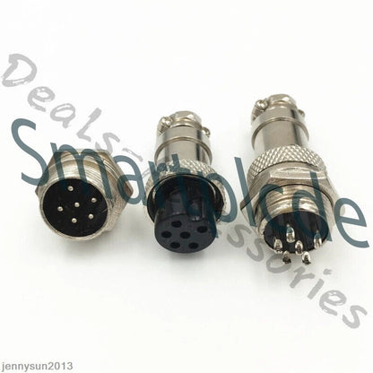 GX16/GX20/GX12 Ation Plug Male&Female Wire Panel Metal Connector 2/3/4/5/6Pin