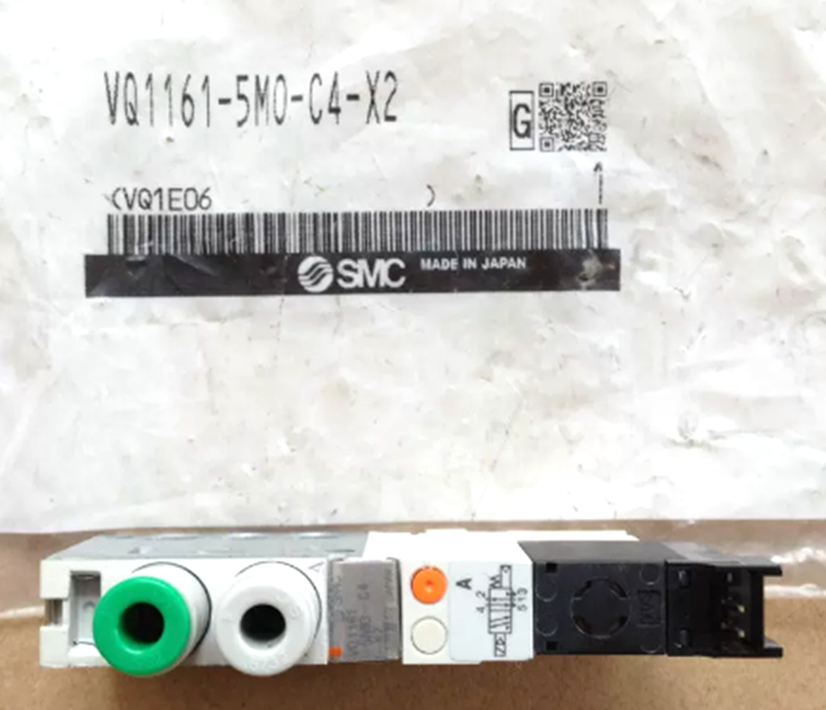 SMC VQ1161-5MO-C4-X2 PLC SOL SPL Solenoid Valve - SMC