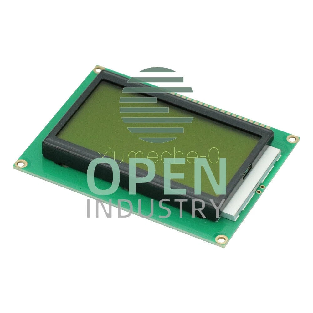 5V 12864 LCD Display Module 128x64 Dots Graphic Matrix Yellow green Backlight