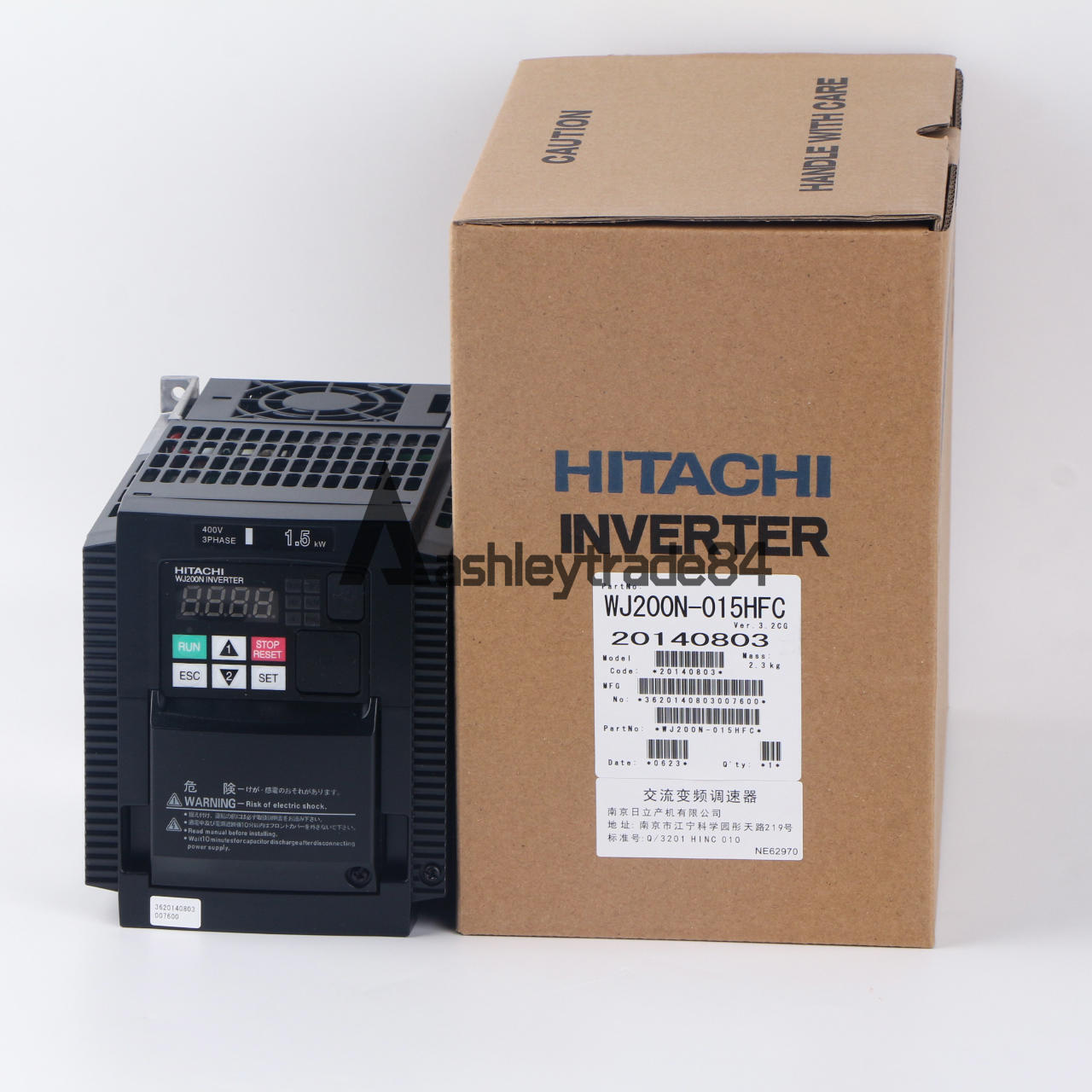 new 1PC  HITACHI Inverter WJ200N-015HFC 1.5KW