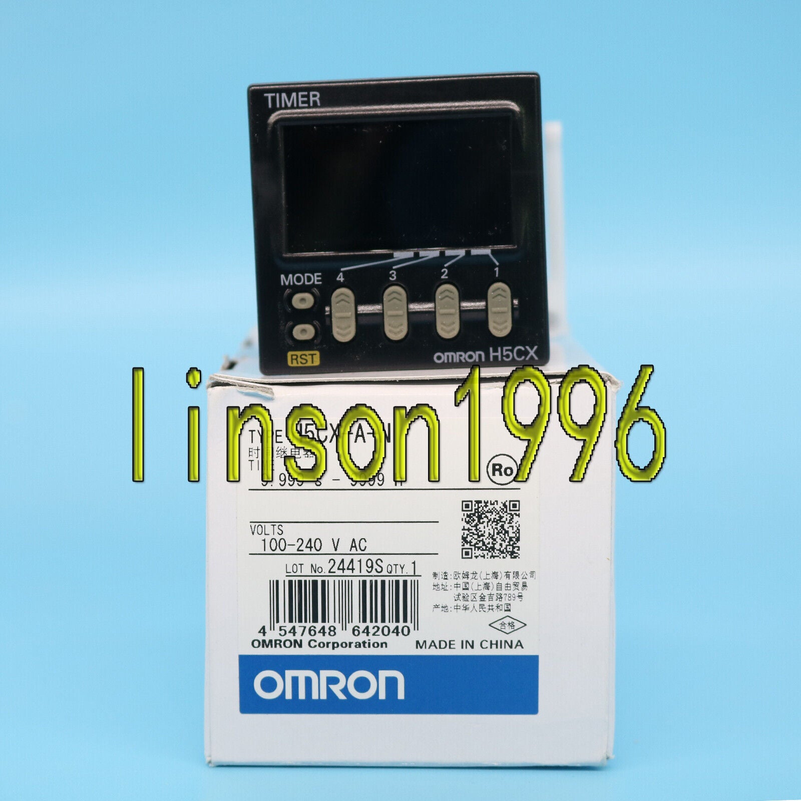 OMRON H5CXAN Timer - 100-240VAC, 100% accurate, professional timer, in-box new - OMRON