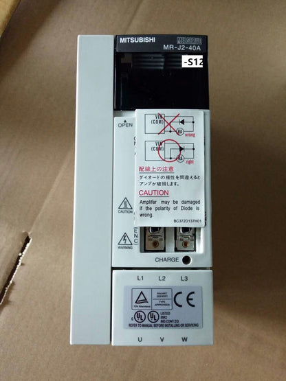 1PC MITSUBISHI AC SERVO DRIVER MR-J2-40A-S12