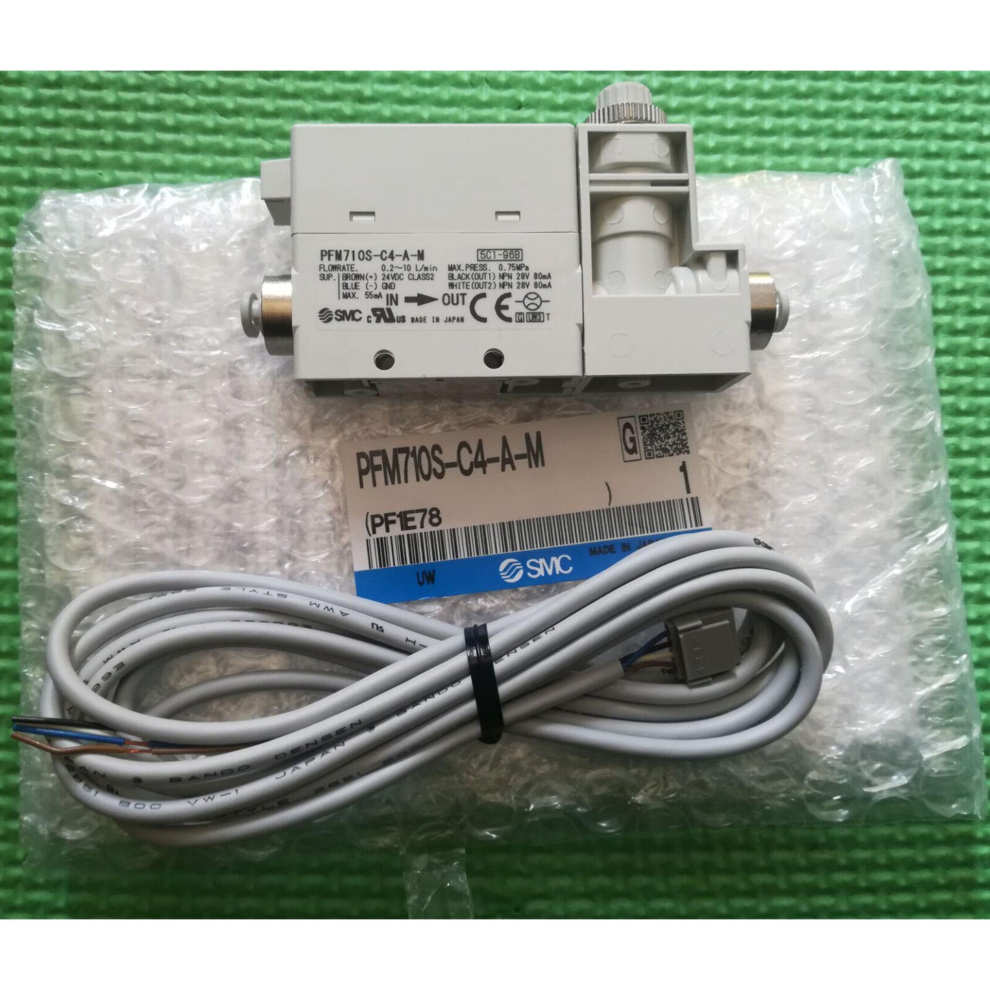 1PCS SMC Flow Switch PFM710S-C4-A-M 1 Year - SMC