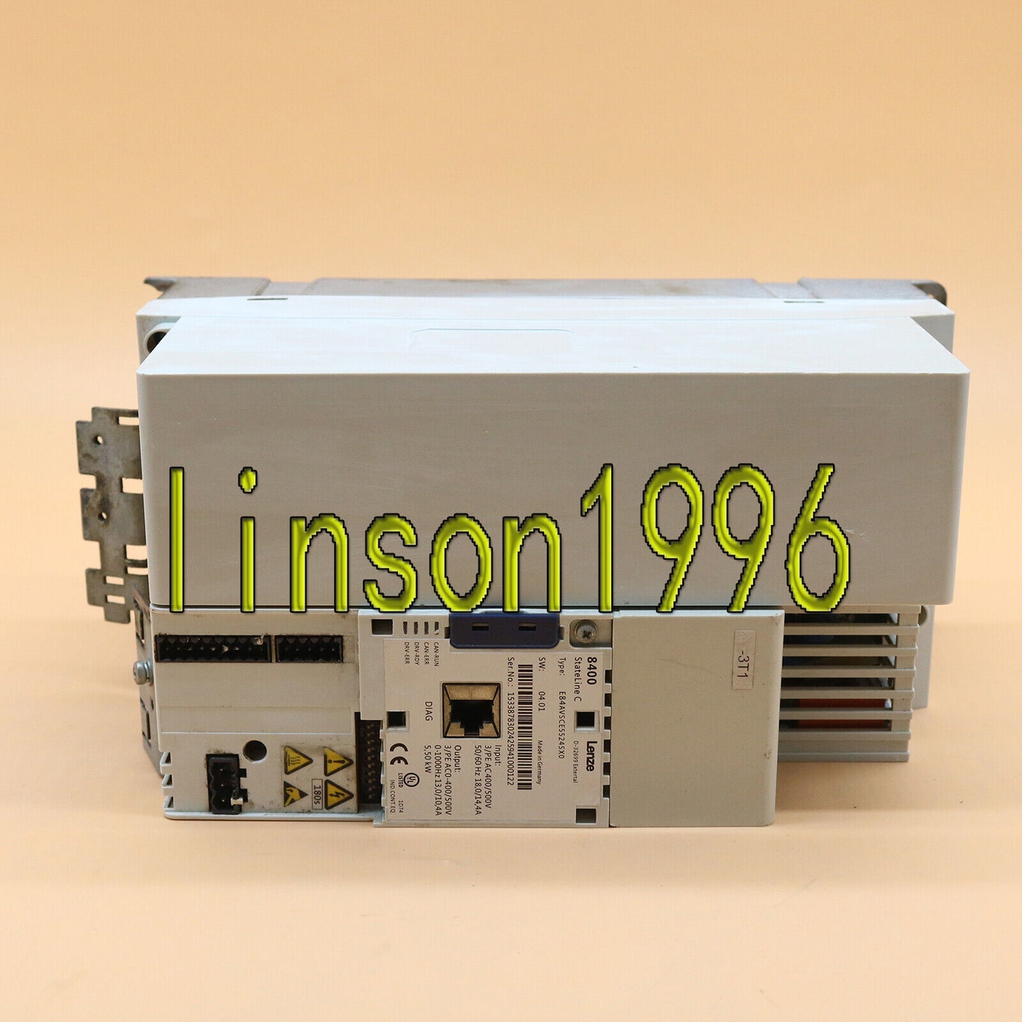 Used Lenze E84AVSCE5524SX0 Inverter - LENZE