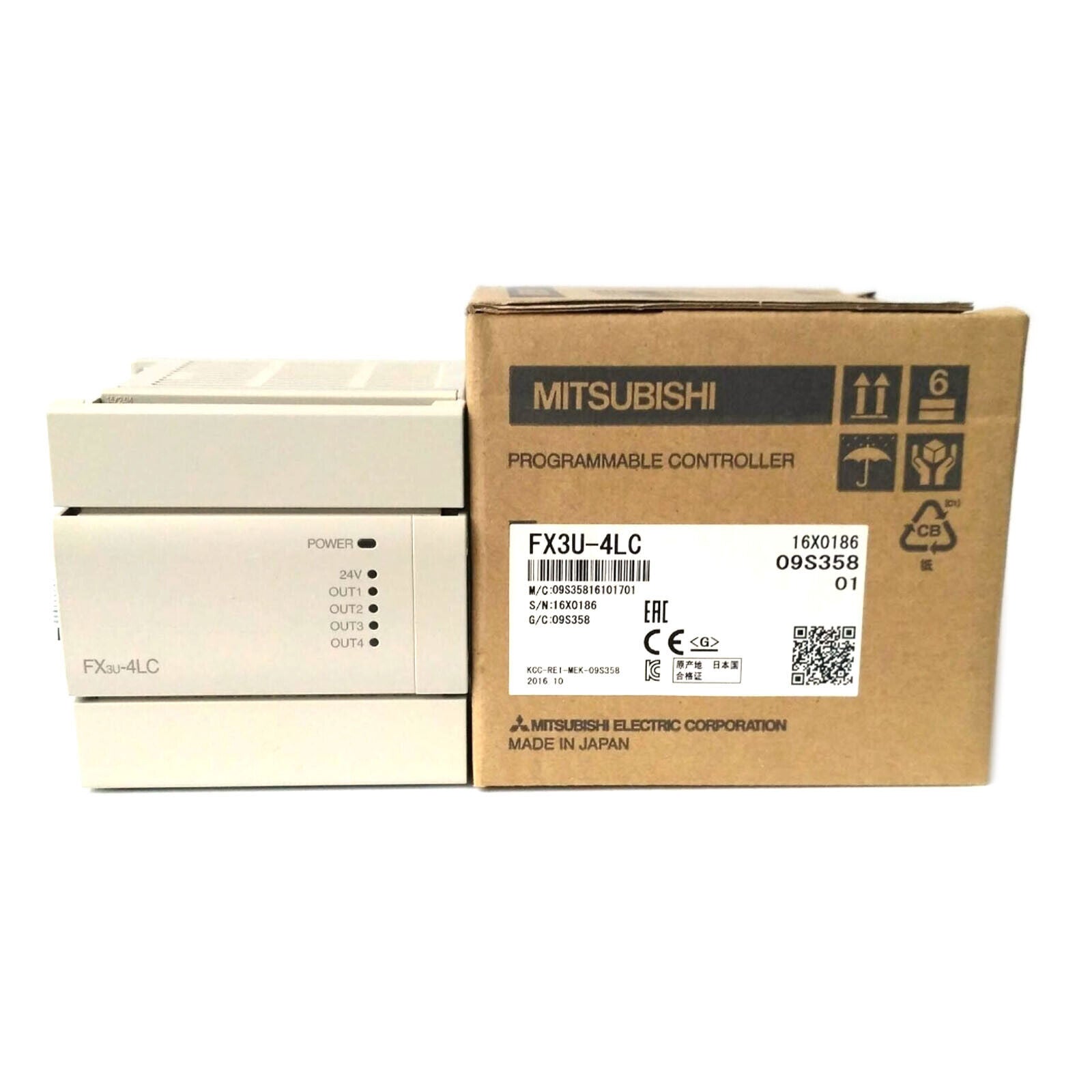 new Mitsubishi FX3U-4LC PLC Module FX3U4LC - MITSUBISHI