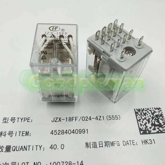 1PC HongFa JZX-18FF-024-4Z1 Power relay 14 Pins 24VDC