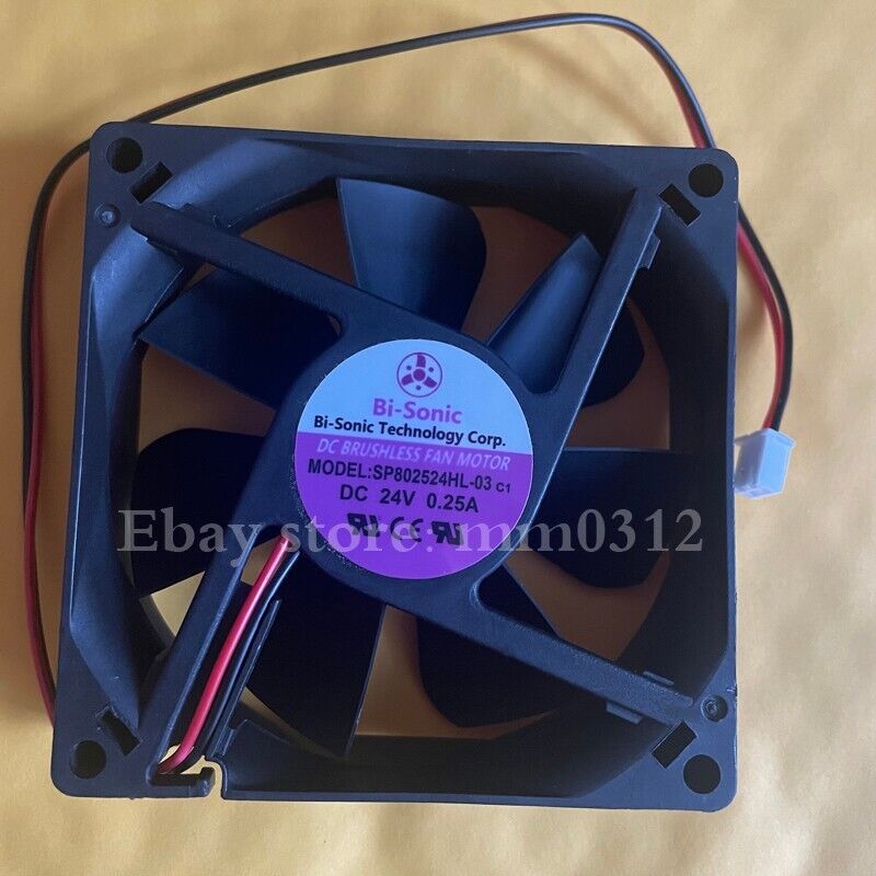 BI-SONIC SP802524HL-03 24V 0.25A 8CM 8025 2-wire fan - BI-SONIC
