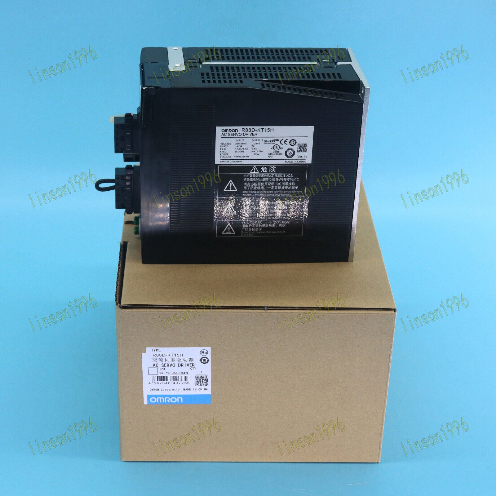 Omron AC Servo Driver R88D-KT15H - High-Power Control Solution - OMRON