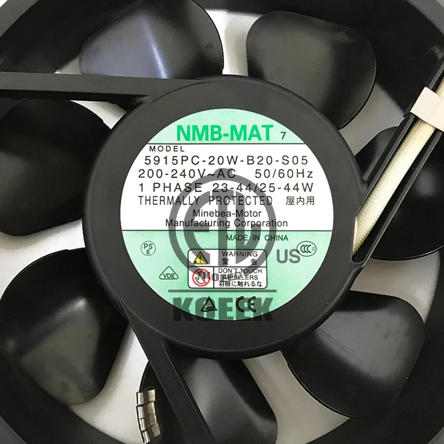 NMB-MAT 5915PC-20W-B20-S05 Cooling Fan 200V 35W #ko