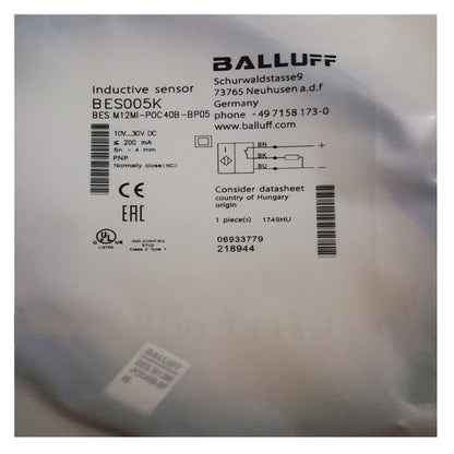 1PC BALLUFF BES M12MI-POC40B-BP05 Proximity Switch Pro - BALLOFF