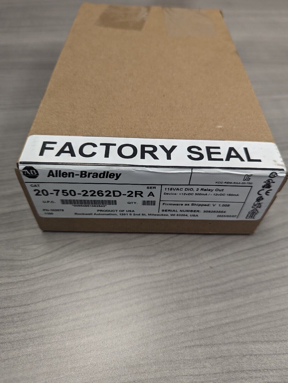 Allen-Bradley PowerFlex 750 Module 20-750-2262D-2R - ALLEN-BRADLEY