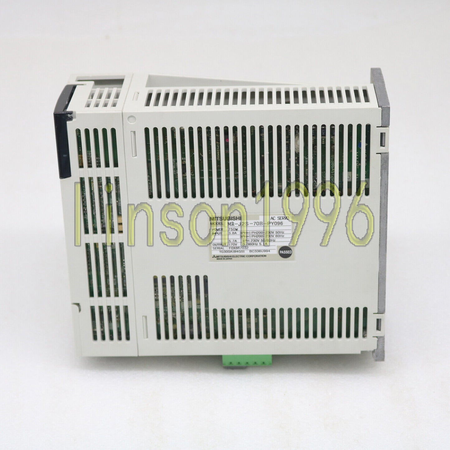 Mitsubishi servo drive MR-J2S-70B-PY096 – Used in Good Condition - MITSUBISHI